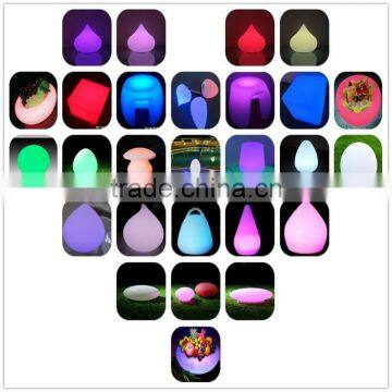 Environmental Protection PE Warm RGB Light Plastic Waterproof LED Table Lamp/lantern photo-6