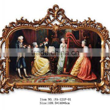 Baroque Decorative Wall Mirror for Hotel / Home FA-121P-01 photo-4