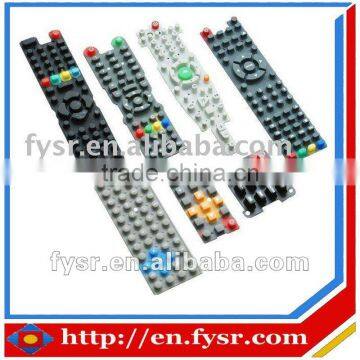 TV silicone rubber keypad for remote controller