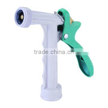 plastic with front thread adjustable trigger nozzle -water garden gun nozzle