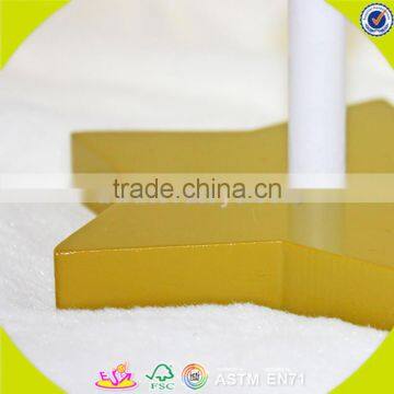 Wholesale Baby Wooden Wall Hook Cheap Kids Wooden Wall Hook High Quality Children Wooden Wall Hook W09B026