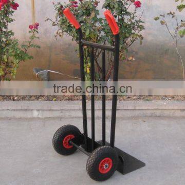 Steel Penumatic Wheel Black 200kg Load Capacity Power Hand Trolley photo-2