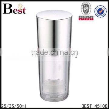 25ml 35ml 50ml New Products Cosmetic Packaging Skin Care Luxury Double Wall Airless Plastic Lotion Bottle Best Sellers photo-2