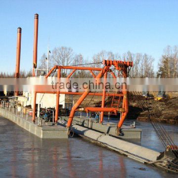 Diesel engine cutter suction dredging machine