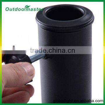 Patio Durable Half Round Black Resin Umbrella Base photo-6