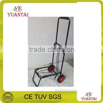 loading 40kg steel folding hand trolley shopping cart HT503