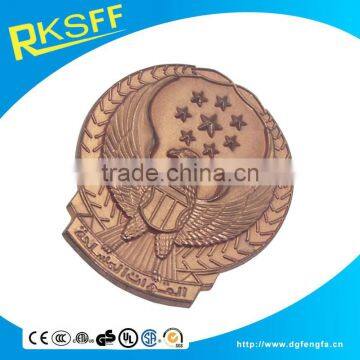 Promotion Mental Die Casting Purple- Bronze Plating Big Badge With High Quality photo-2