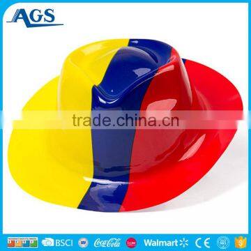 Cool Design Yellow Blue Red Flag Eva Hat for Children