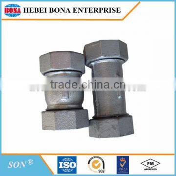 "SON" Brand gi Malleable Iron Pipe Fittings Elbow /tee/socket/cross/nipple photo-4