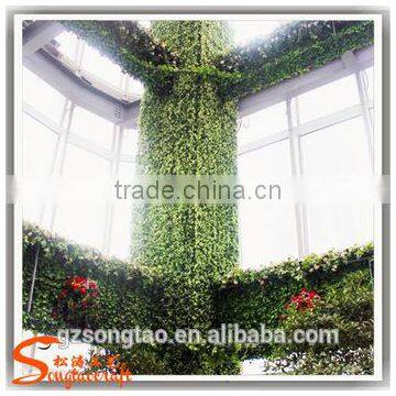 China Factory Price Artificial Green Grass Plant Wall for Garden photo-2