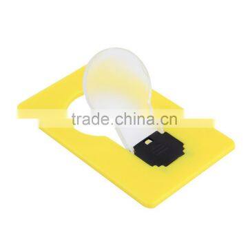 New Design Portable Hot Sale Cute Portable Pocket Fold Switch LED Card Night Lamp Put In Purse Wallet Convenient Light photo-3