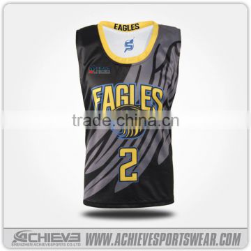 support reversible wholesale cheap custom dye sublimated lacrosse jersey