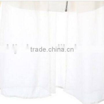 Newest Design Chiffon Contrast for Women Summer Cotton Coat Bottom ,long Sleeve Summer Coat