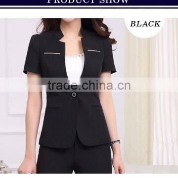 2015 hot sale ladies suit hotel uniform coat woman dresses for women