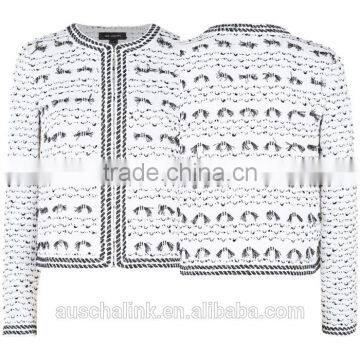 Factory Price New Fashion Elegant Ladies Knitted Jacket photo-4
