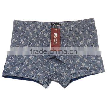 Free Size MenUnderwear Sexy Printing Bamboo Fabric Men Shorts Cheap Men Boxers photo-4