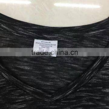 Clearance Sale Women Slub Cotton Casual T-shirt photo-5