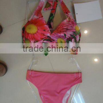 Flower Printed Bikini Swimwear(DY-7265)