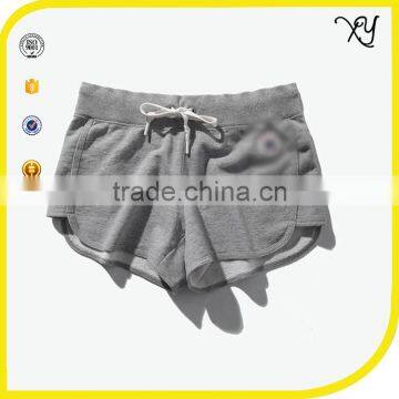 2017 wholesale blank grey gym shorts sweat shorts men