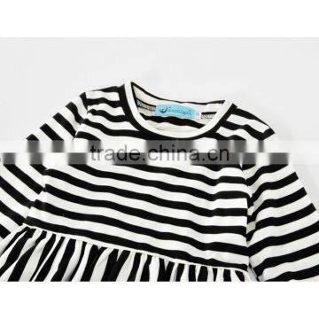 S17723A Wholesale Boutique Baby Girls Fancy Stripe Dress photo-4