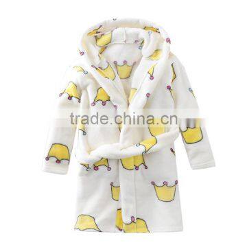 S65418A Cotton Worsted Flannel Children's Bathrobes photo-4