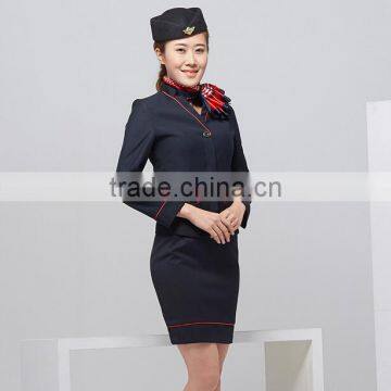 Flight Attendant Hat And Bespoke Airline Uniforms Sets Pattern photo-3