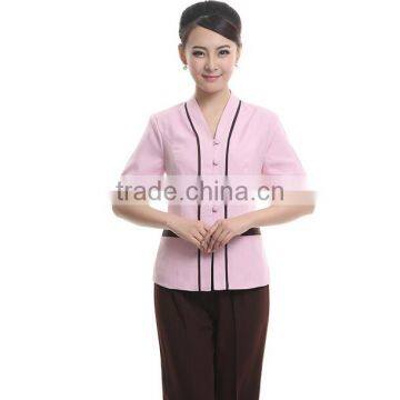 Best Price Custom Fashionable Perfect Fit Hotel Housekeeping Uniforms Wholesale photo-4