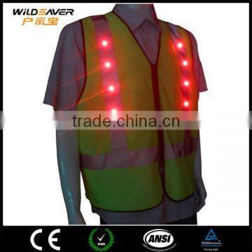 LED safety vest/construction workwear overalls/wholesale safety vest