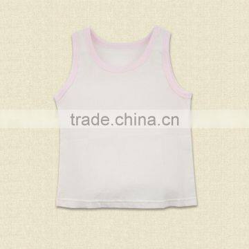 Wholesale High Quality 100% Cotton Newborn Baby Vest Top photo-2