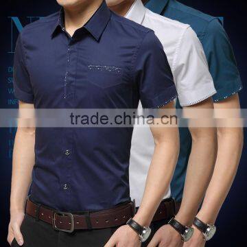 latest shirt designs for men 2015 hot sale high quality