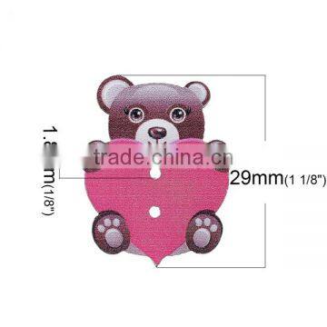 Factory Wholesale High Quality Wooden Button photo-2