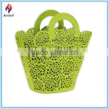 High Quality Felt Lace Handbag For Storage