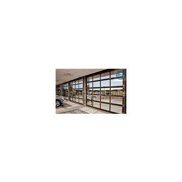 Electric Industrial Sectional Door Transparent For Window Decorating