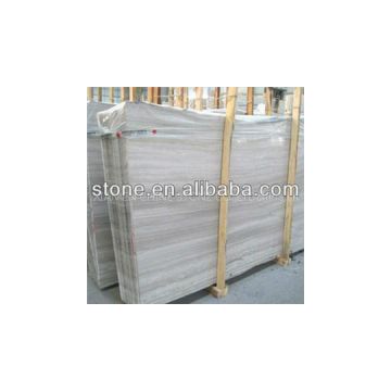 Wooden White Marble Slabs