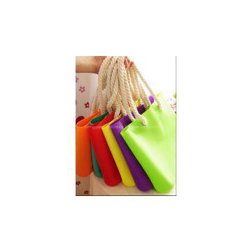 Fashion Novelty Candy Jelly Contrast Color Medium Size Waterproof Lady Silicone Handy Beach Bag photo-2