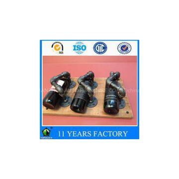 Metal Industrial Three Bottle Pipe Design Wall Mounted Display Wine Rack