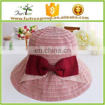 fashion hot sale bucket hats and caps polyester vented with drawstring