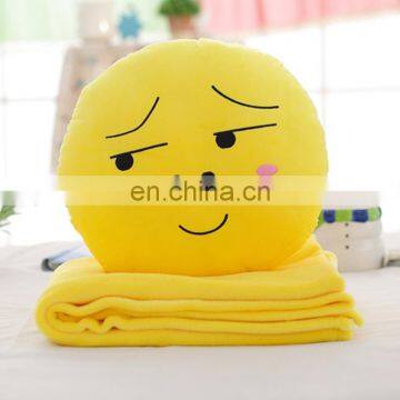 Wholesale stuffed plush throw blanket for adults and children