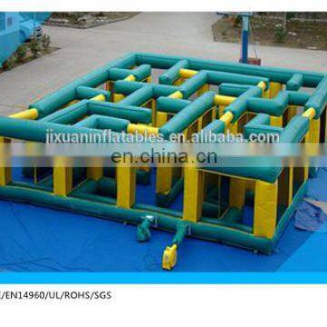 outdoor inflatable maze/halloween inflatable haunted maze