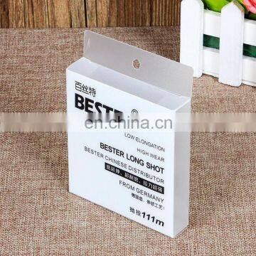 Factory Directly Supply Custom White Matt Pvc Tool Packaging Box Printing With Hang Hole photo-3
