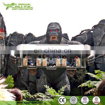 Playground Animatronics Equipment Huge Kingkong Rides for Sale