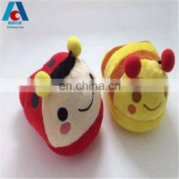 OEM Cute Cartoon animal shaped kids Winter plush toy slipper children indoor shoes