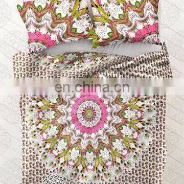 Hippie Indian Mandala Duvet Cover Ethnic Quilt Queen Size Doona Cover Blanket With Pillow Cover Art