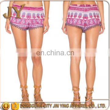 Jeans Wholesale Pants & Trousers High Quality Europea Ladies Floral Shorts