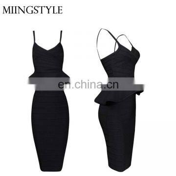 Fashion Dress 2016 Women Clothing Top and Skirt Dress Suit Summer Evening Two Pieces Set Bandage Dress photo-3