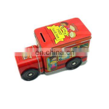 Disney Factory New Design Product Car Shaped Saving Money Box, Pen Shaped Tin Can Box