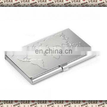 Aluminium name card holder/Embossed name case/engraved metal name card holders