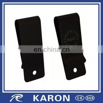 black color name card clamp with custom logo