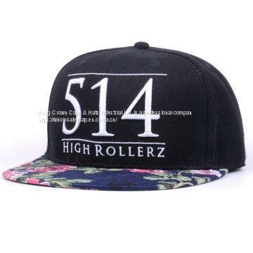 High Quality Hot Sale Custom 6 Panel Cap Snapback, Custom Snapback Cap photo-4