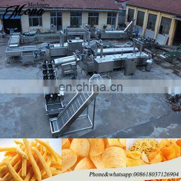 Multifunctional potato chips production line/sweet potato chips machine/potato chips making machine